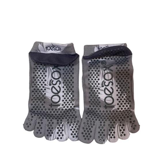 New Toesox Full Toe Ankle Grip Socks, M - Picture 2 of 2
